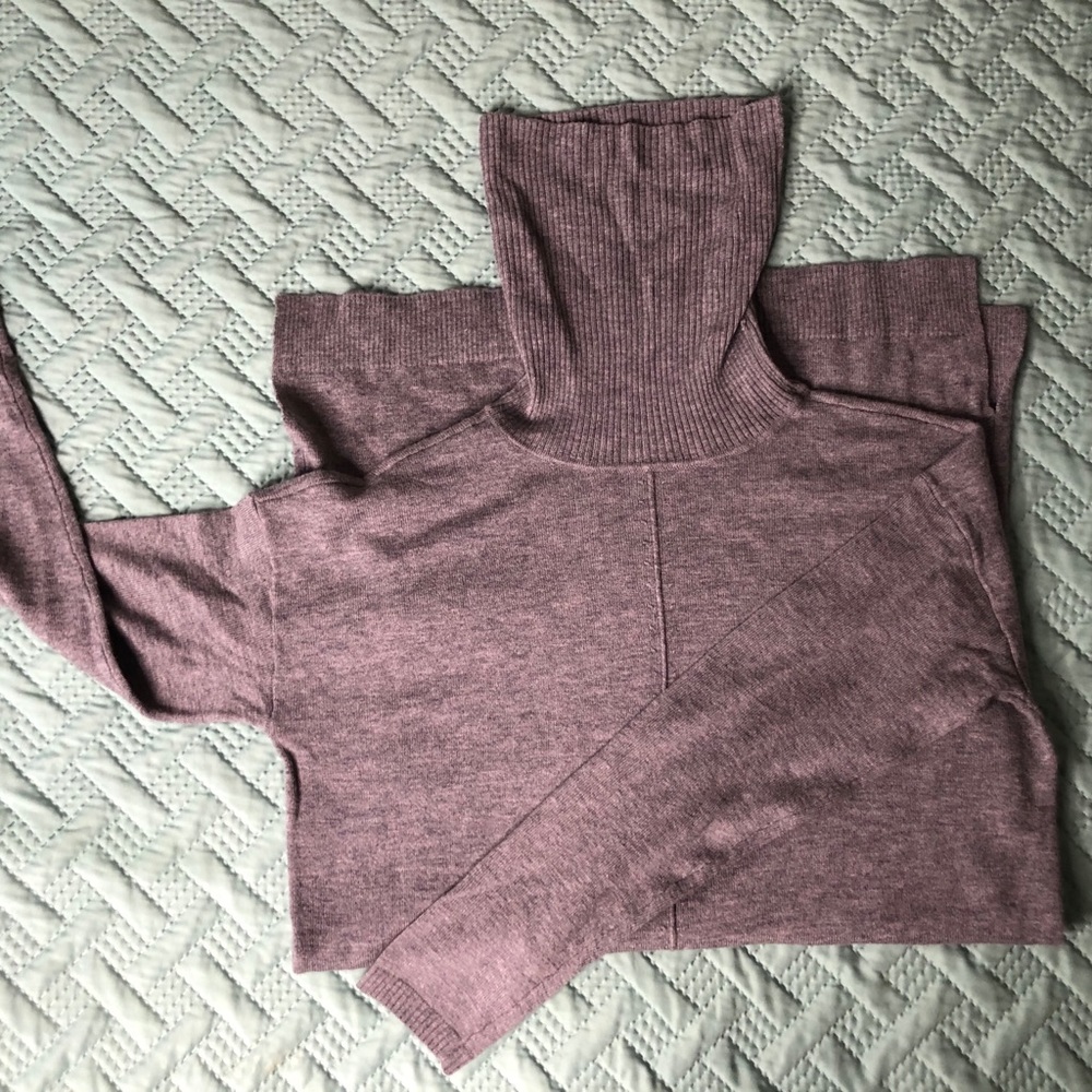 FatFace grey/blue turtleneck tunic